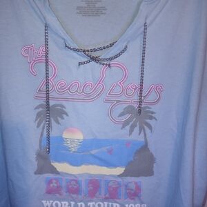 The Beach Boys graphic t-shirt size 1X cropped and embellished
